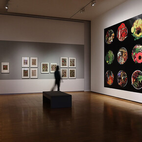 Analytical beauty. 200 years of flower paintings, exhibition view. Courtesy of Neue Galerie Graz