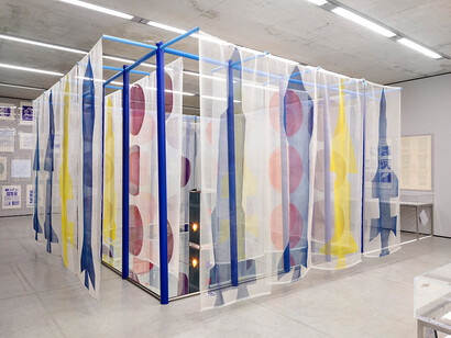 Stano Filko, 12 chakras of becoming, ausstellungsansicht. Mit freundlicher genehmigung des Museums der Moderne