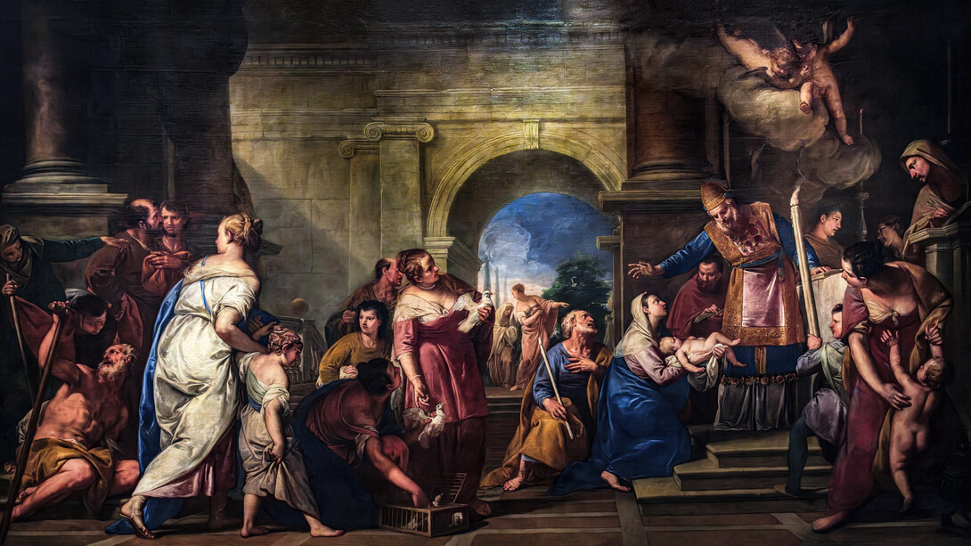 Apresentação de Jesus no Templo Gregorio Lazzarini. Seja visto como um ser divino, um líder espiritual ou um personagem mitológico, Jesus Cristo continua a ser uma das figuras mais influentes da história da humanidade, e o estudo dessas conexões pode ajudar a entender melhor as raízes das religiões e crenças ao longo dos séculos