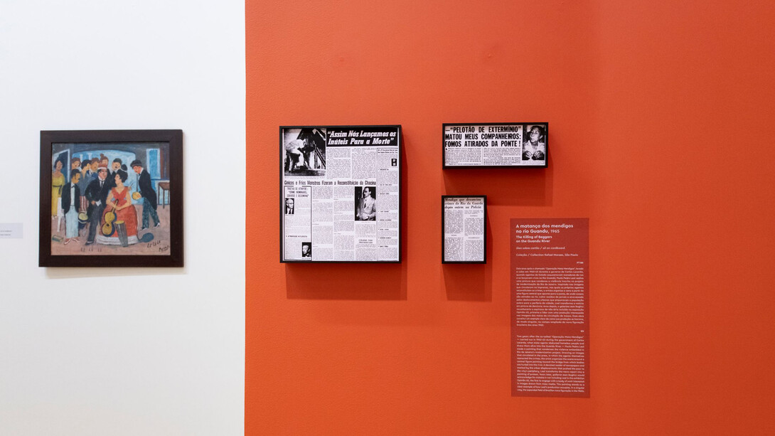 Paulo Pedro Leal, Banlieue tragique, vue de l'exposition. Avec l'aimable autorisation de la Pinacoteca