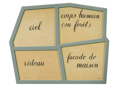 René Magritte, Le Masque Vide, 2010. Courtesy of Art Lithographies