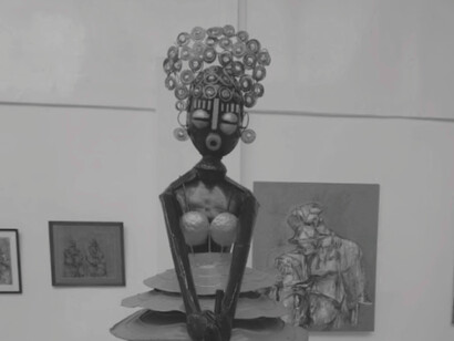 The Golfing Girl, an original of Kioko Mwitiki Art Gallery