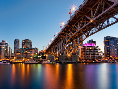 Vancouver, a cidade de clima oceânico do Canadá, tem uma das temperaturas médias mais altas do país