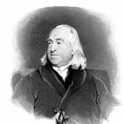 Jeremías Bentham, conocido como el padre del utilitarismo inglés
