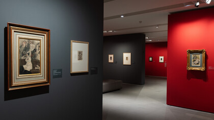 Félicien Rops, Laboratory of lust, exhibition view. Courtesy of Kunsthaus Zürich