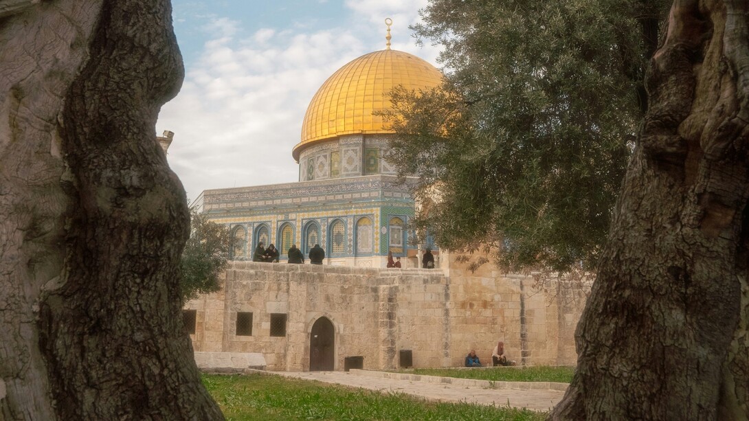 La cupola della roccia (Al-Aqsa Mosque), Gerusalemme, Palestina