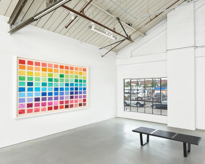 Vik Muniz, Exhibition view. Courtesy of Rena Bransten Gallery