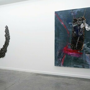 Rosy Keyser & Brie Ruais, Exhibition view. Courtesy of Romer Young Gallery