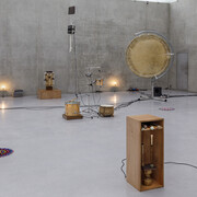 Tarek Atoui, exhibition view. Courtesy of the artist and Kunsthaus Bregenz. Photo by Markus Tretter
