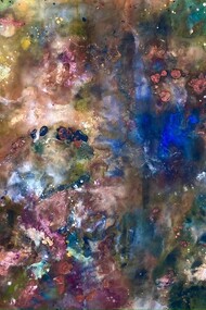 Lola de Miguel, Part of Galaxies Series, 60" x 120", 2022 