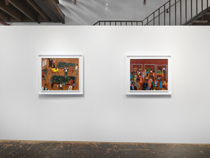 Winfred Rembert, Refuge, exhibition view. Courtesy of Fort Gansevoort