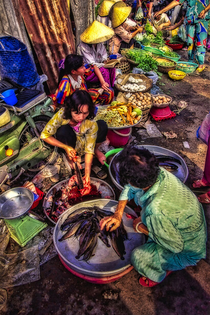 Vietnam – Un mercato di Ho Chi Minh City, foto Sergio Pessolano


