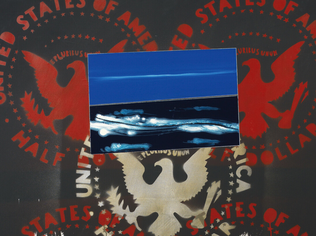 Franco Angeli, Frammenti, 1979-1982,
Varnish on canvas
cm 160 x 130 / in 63 x 51.2
Courtesy Tornabuoni Art