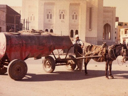 Il Cairo, cisterna per il rifornimento d'acqua