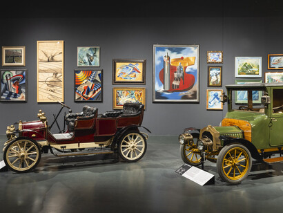 News from the near future, exhibition view. Courtesy of Museo Nazionale dell’Automobile