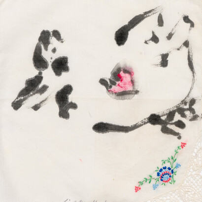 Linda Mary Montano, My mother’s tears (detail), 2026. Courtesy of Shrine