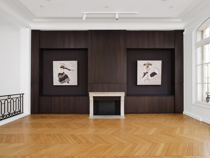 Ayana V. Jackson, I would follow her by ground and sea, 2026. Exhibition view. Courtesy of the artist and Mariane Ibrahim Gallery