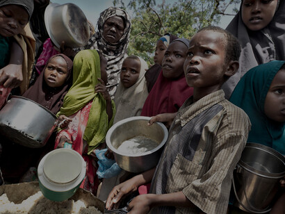 The world hunger issue affects many children and the people in African countries and has become a 'serious' issue