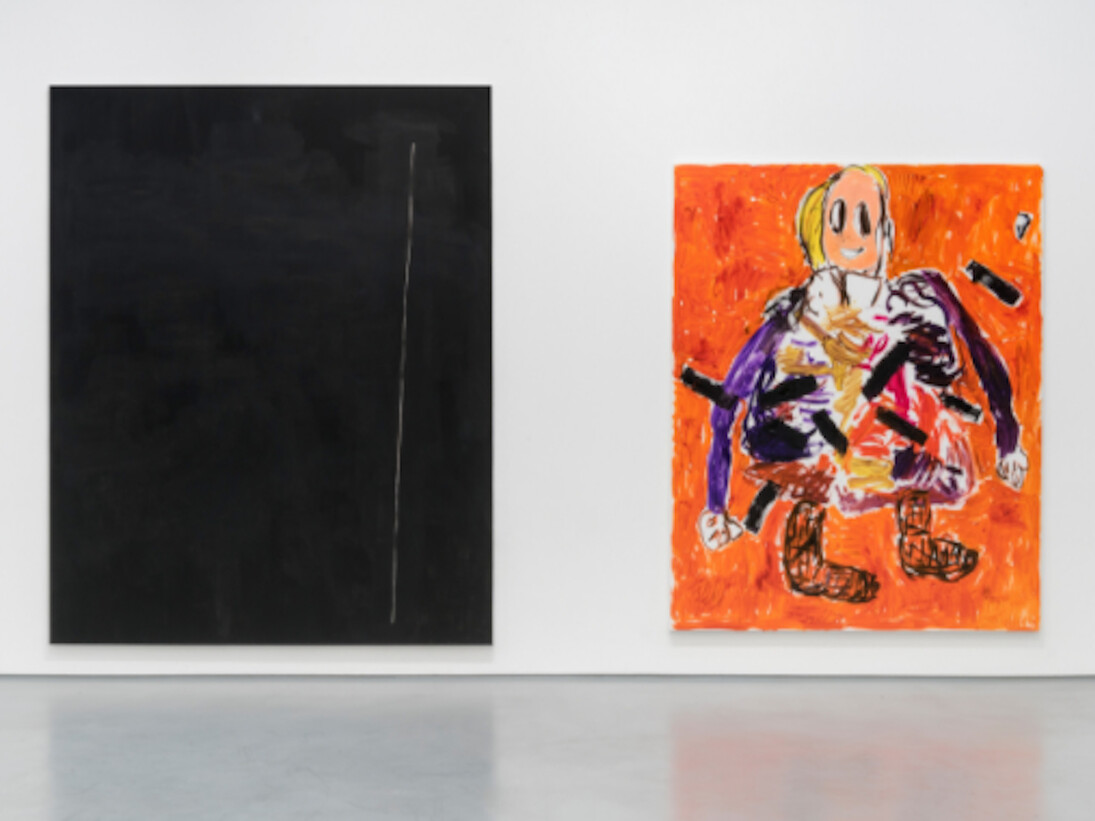 André Butzer, Exhibition view. Courtesy of Galerie Max Hetzler