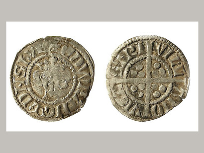 Medieval coin, 1280 - 1281, Isle of Wight