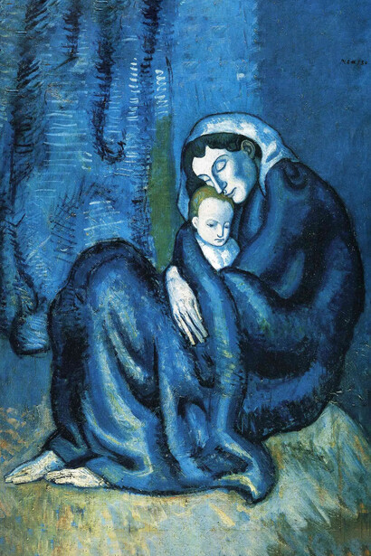 Pablo Picasso, Madre y niño, 1902