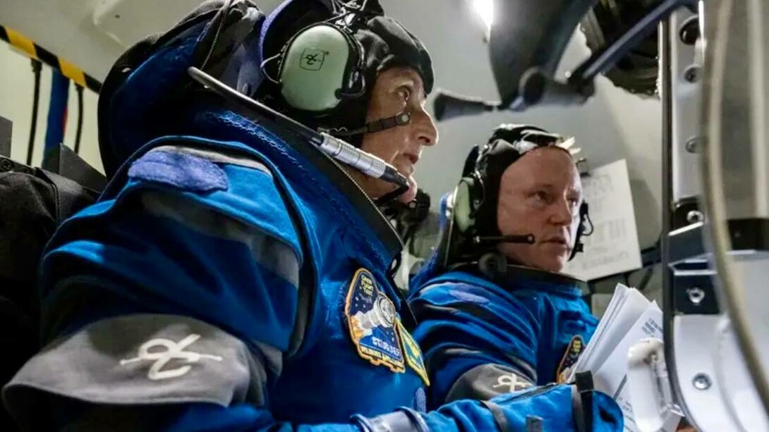 Gli astronauti collaudatori della NASA Suni Williams e Butch Wilmore. Credito fotografico NASA/Boeing