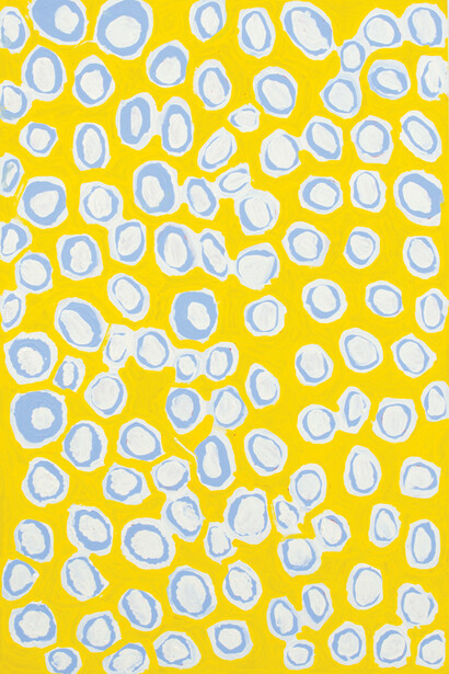 Alice Nampitjinpa, Takupalangu. Acrylic on Canvas, 80x120cm