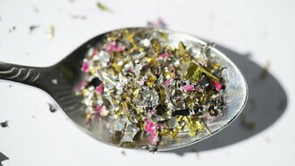 A spoonful of microplastics: tiny particles that increasingly enter our bodies through everyday products, raising concerns about health risks