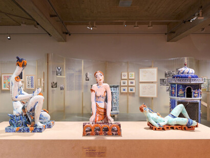 Vally Wieselthier, Ceramic sculptor, exhibition view. Courtesy of MAK
