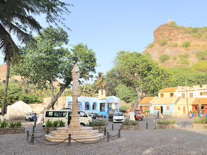 Praça em Cidade Velha, Santiago, Cabo Verde