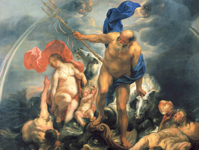 Neptune et Amphitrite dans la tempête, Jacob Jordaens (1593-1678)