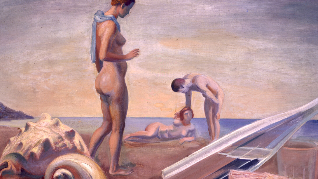 Mario Tozzi, In riva al mare (1935) 
Roma, Galleria d’Arte Moderna © Roma Capitale
