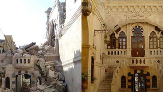 Aleppo, now and before the war