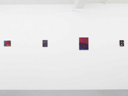 Augusta Lardy Micheli, Walk with me, vue d'exposition. Avec l'aimable autorisation de la Galerie Lange + Pult