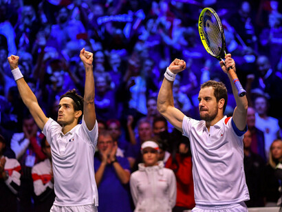 La pareja francesa de dobles: Herbert y Gasquet