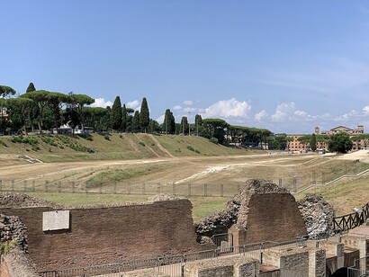 Circo Massimo, Roma, Italia. Una struttura eccezionale, che ben testimonia la passione sportiva degli antichi Romani