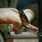 Men at Work #8, ca. 1980's