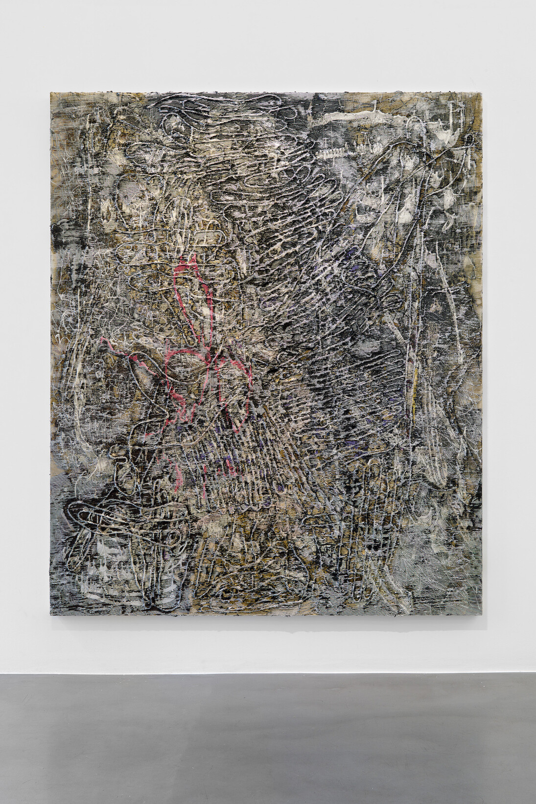 Garth Weiser, 8, 2017, Oil on canvas, 226.1 x 185.4 cm (89 x 73 in.). Courtesy of the artist and Simon Lee Gallery London/Hong Kong.
