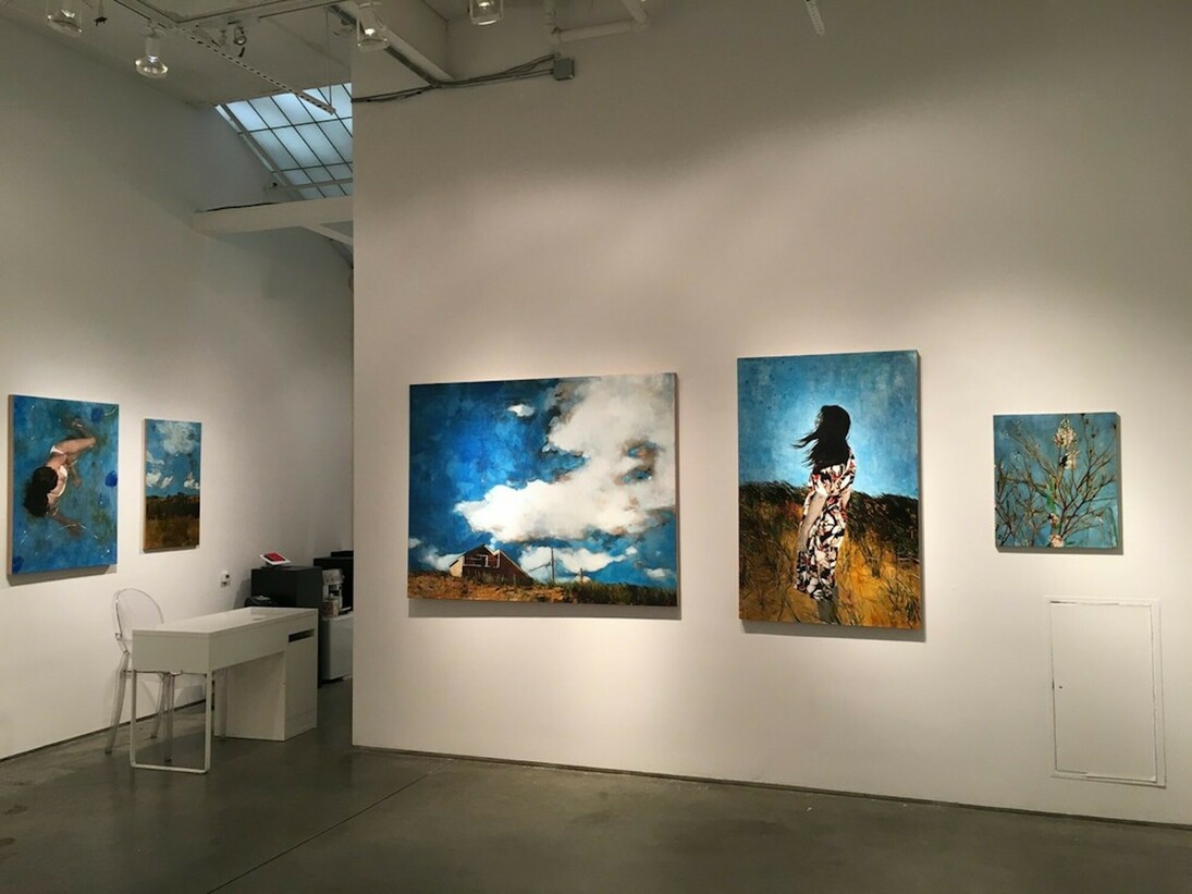 Kissing The Sun, Exhibition view. Courtesy of Massey Lyuben Gallery