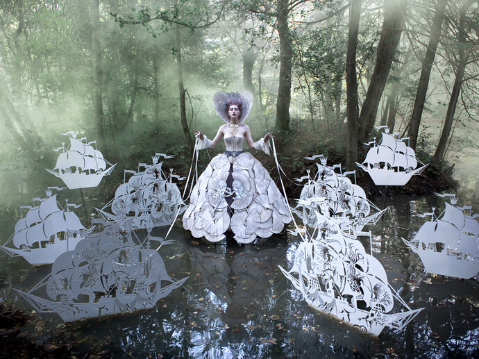 Kirsty Mitchell, The Queen's Armada, archival pigment print, 150 x 100 cm, edition of 5