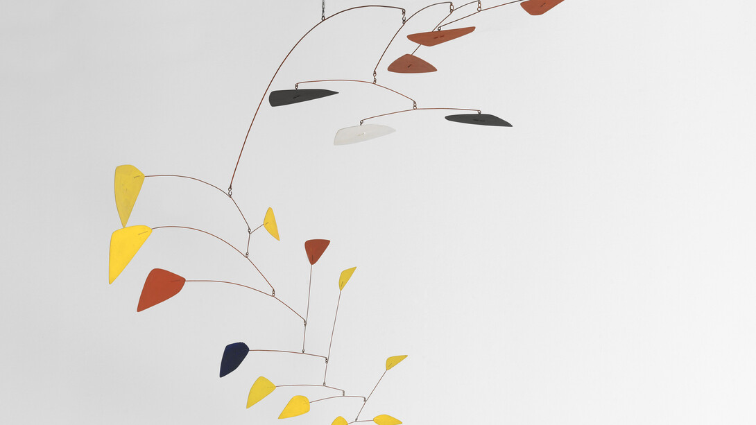 Mobile sur deux plans,1962, Calder Alexander (1898-1976) © 2017 Calder Founda8on New York / ADAGP, Paris
Musée Na8onal d’art moderne, Centre Pompidou, Paris –Photo © Centre Pompidou, MNAM-CCI, Dist.RMN-Grand Palais / Philippe Migeat