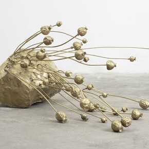 Paulo Nimer Pjota,
Papoulas 2, 2023,
bronze,
40 x 96 x 57 cm,
15 3/4 x 37 3/4 x 22 1/2 in.
Edition of 3 plus 2 artist's proofs (#1/3). Courtesy of the artist and Mendes Wood DM New York