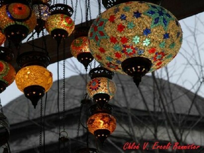 Thypical lamps in Istanbul © Chloe Ercoli Bannister