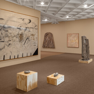 Various artists, Archaic futures, exhibition view. Courtesy of Museo Tamayo