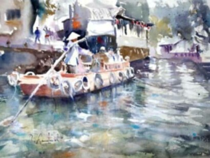 Roberto Andreoli, Suzhou, acquerello