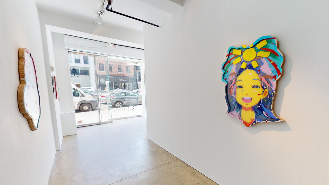 Ai☆Madonna, The Tame Dog and The Hare, 2023, installation view. Courtesy of GR Gallery, NYC