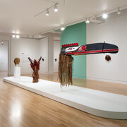 Beau Dick, Insatiable beings, exhibition view. Courtesy of Frye Art Museum