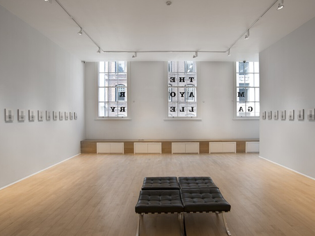 Peter Dreher, Exhibition view. Courtesy of The Mayor Gallery