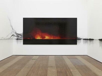 Teresita Fernández, Exhibition view. Courtesy of Lehmann Maupin