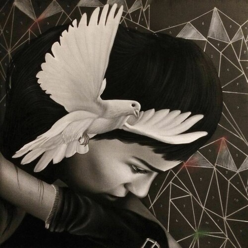 Seven Moods, So far-so close, oil on canvas, 50 x 50 cm, dorothycircusgallery